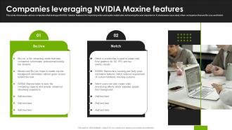 Companies Leveraging NVIDIA Maxine Features Improve Human Connections AI SS V