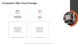Companies Offer Cloud Storage In Powerpoint And Google Slides Cpb