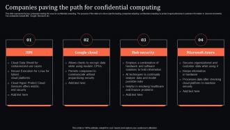 Companies Paving The Path For Confidential Computing System Technology