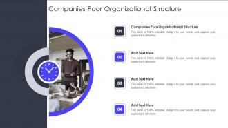 Companies Poor Organizational Structure In Powerpoint And Google Slides Cpb