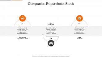 Companies Repurchase Stock In Powerpoint And Google Slides Cpb