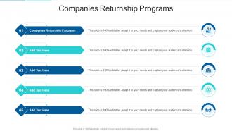 Companies Returnship Programs In Powerpoint And Google Slides Cpb