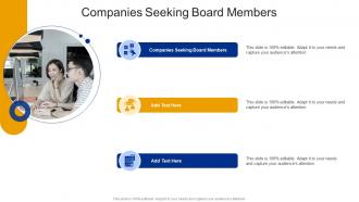 Companies Seeking Board Members In Powerpoint And Google Slides Cpb