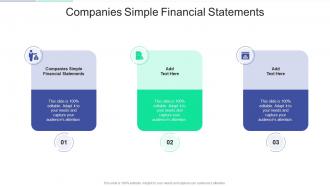 Companies Simple Financial Statements In Powerpoint And Google Slides Cpb