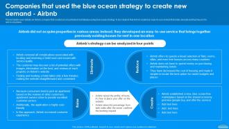 Companies That Used The Blue Ocean Moving To Blue Ocean Strategy A Five Step The Shift Strategy Ss V