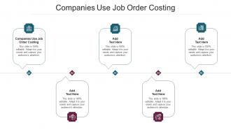Companies Use Job Order Costing Ppt Powerpoint Presentation Layouts Model Cpb
