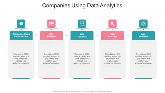 Companies Using Data Analytics In Powerpoint And Google Slides Cpb