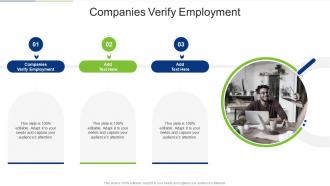 Companies Verify Employment In Powerpoint And Google Slides Cpb