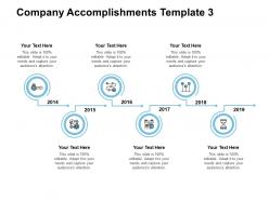 Company accomplishments management ppt powerpoint presentation infographic