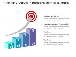 Company analysis forecasting defined business units strategy agreement