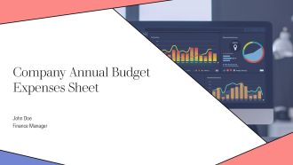 Company Annual Budget Expenses Sheet PPT Example AT