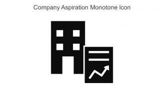 Company Aspiration Monotone Icon In Powerpoint Pptx Png And Editable Eps Format