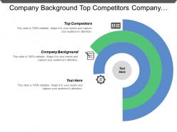 Company background top competitors company financial facility risk appraisals