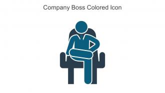 Company Boss Colored Icon In Powerpoint Pptx Png And Editable Eps Format