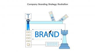 Company Branding Strategy Illustration