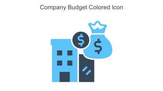 Company Budget Colored Icon In Powerpoint Pptx Png And Editable Eps Format