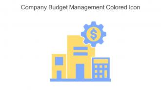 Company Budget Management Colored Icon In Powerpoint Pptx Png And Editable Eps Format