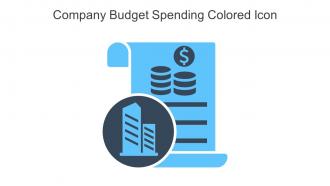 Company Budget Spending Colored Icon In Powerpoint Pptx Png And Editable Eps Format