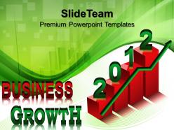 Company business strategy templates growth with green arrow success ppt designs powerpoint