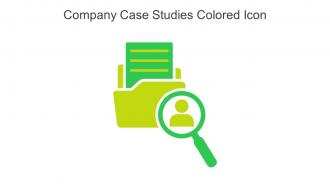 Company Case Studies Colored Icon In Powerpoint Pptx Png And Editable Eps Format