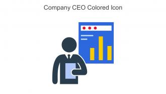Company CEO Colored Icon In Powerpoint Pptx Png And Editable Eps Format