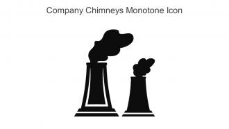 Company Chimneys Monotone Icon In Powerpoint Pptx Png And Editable Eps Format