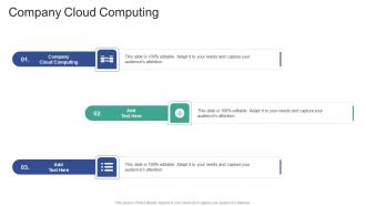 Company Cloud Computing In Powerpoint And Google Slides Cpb