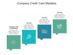 Company credit card mistakes ppt powerpoint presentation icon graphics cpb