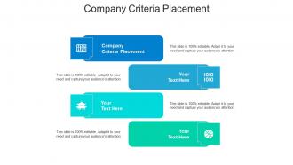 Company criteria placement ppt powerpoint presentation gallery inspiration cpb