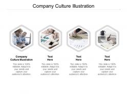 Company culture illustration ppt powerpoint presentation clipart cpb