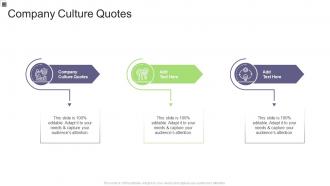 Company Culture Quotes In Powerpoint And Google Slides Cpb