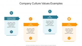 Company Culture Values Examples In Powerpoint And Google Slides Cpb