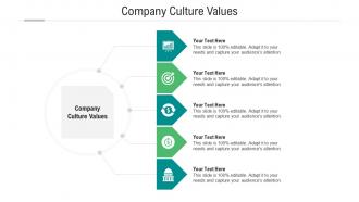 Company culture values ppt powerpoint presentation file ideas cpb