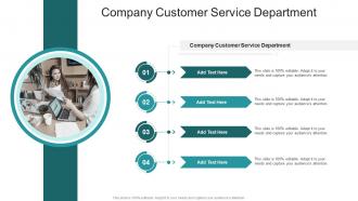 Company Customer Service Department In Powerpoint And Google Slides Cpb