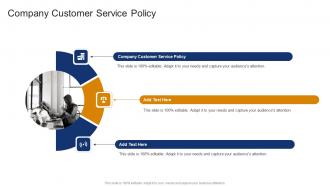 Company Customer Service Policy In Powerpoint And Google Slides Cpb