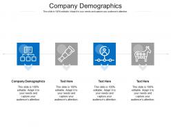 Company demographics ppt powerpoint presentation model template cpb