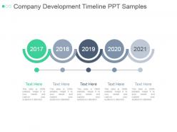 Company Development Timeline Ppt Samples
