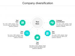 Company diversification ppt powerpoint presentation slides samples cpb