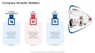 Company Diversity Statistics In Powerpoint And Google Slides Cpb