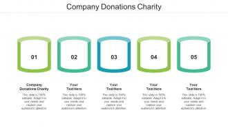 Company Donations Charity Ppt Powerpoint Presentation File Smartart Cpb