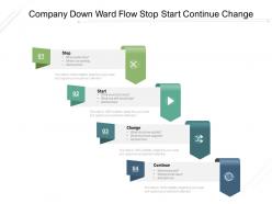 Company Down Ward Flow Stop Start Continue Change