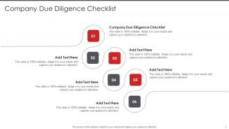 Company Due Diligence Checklist In Powerpoint And Google Slides Cpb
