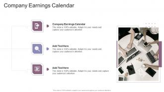 Company Earnings Calendar In Powerpoint And Google Slides Cpb