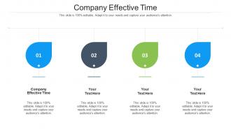 Company Effective Time Ppt Powerpoint Presentation Inspiration Samples Cpb