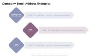 Company Email Address Examples In Powerpoint And Google Slides Cpb