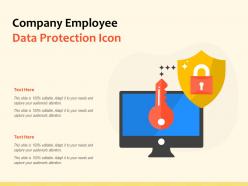 Company Employee Data Protection Icon