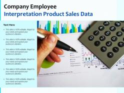 Company employee interpretation product sales data