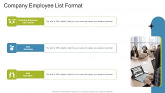 Company Employee List Format In Powerpoint And Google Slides Cpb