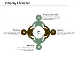Company etiquettes ppt powerpoint presentation slides smartart cpb