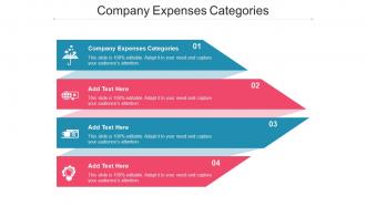 Company Expenses Categories Ppt Powerpoint Presentation Outline Show Cpb